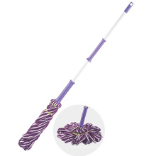 126 * 30 * 26cm Púrpura conveniente microfibra mágica Twist Head Mop para la limpieza del piso